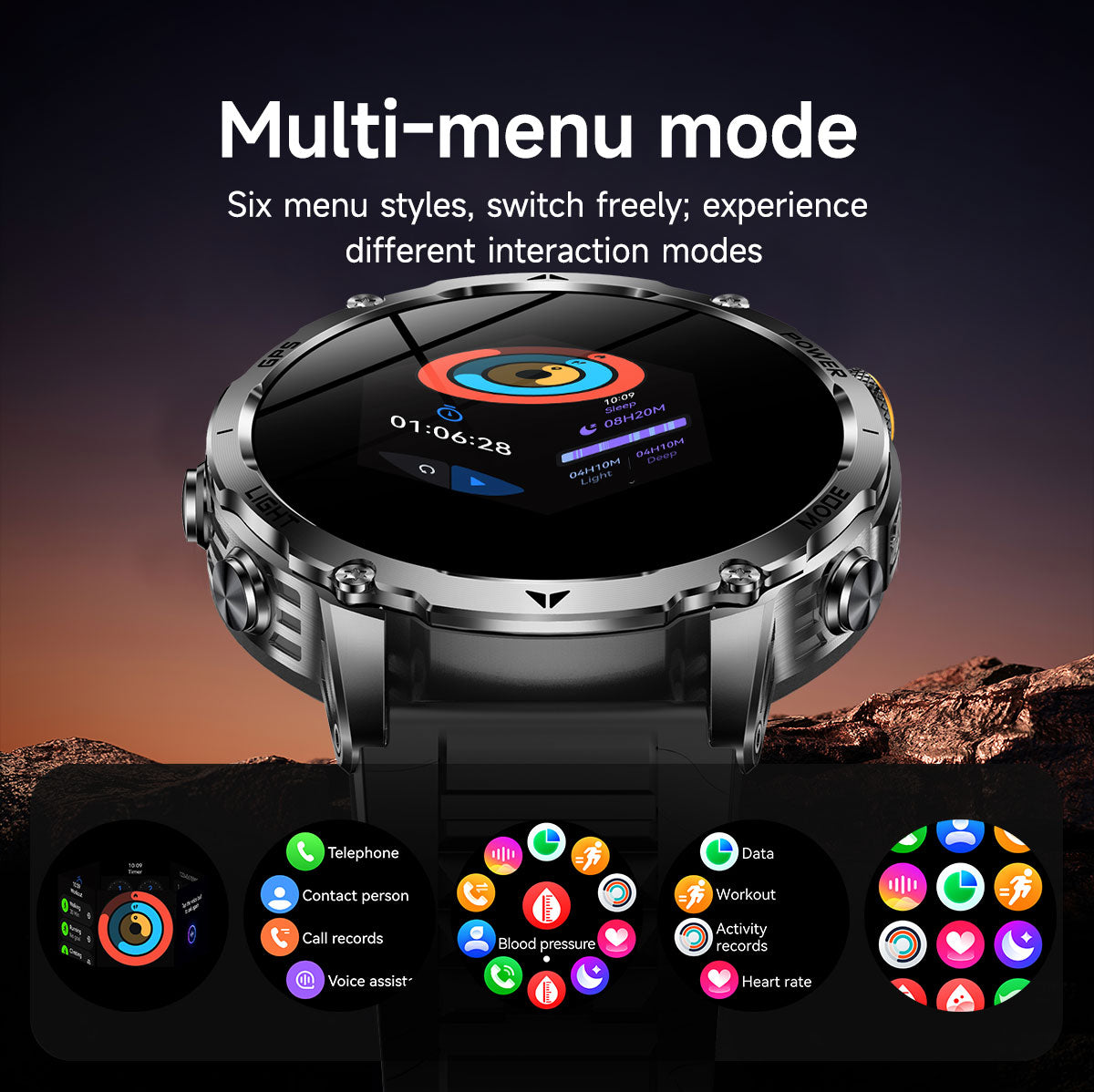 VECTIX Sentinel — Rugged Smartwatch