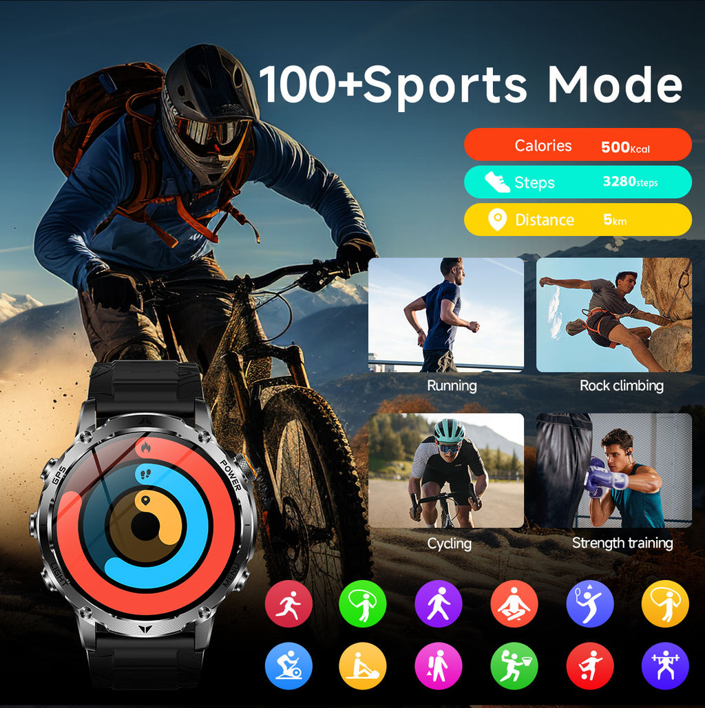 VECTIX Sentinel — Rugged Smartwatch