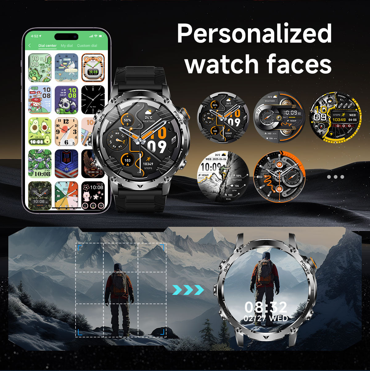 VECTIX Sentinel — Rugged Smartwatch