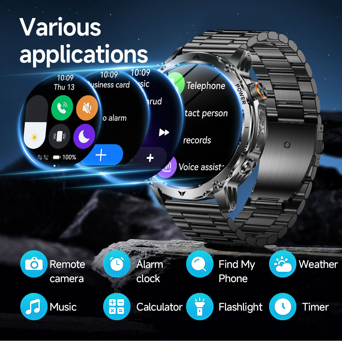 VECTIX Sentinel — Rugged Smartwatch