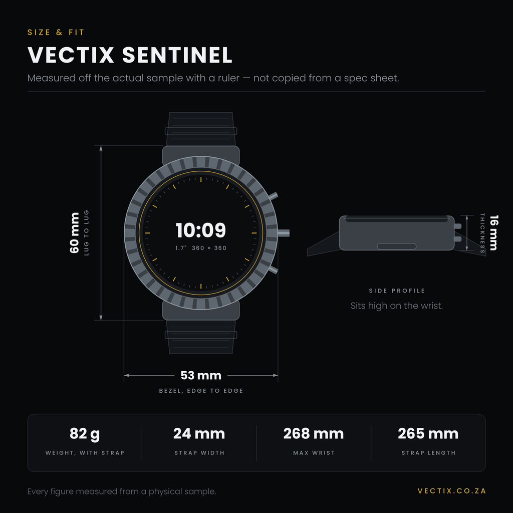 VECTIX Sentinel — Rugged Smartwatch